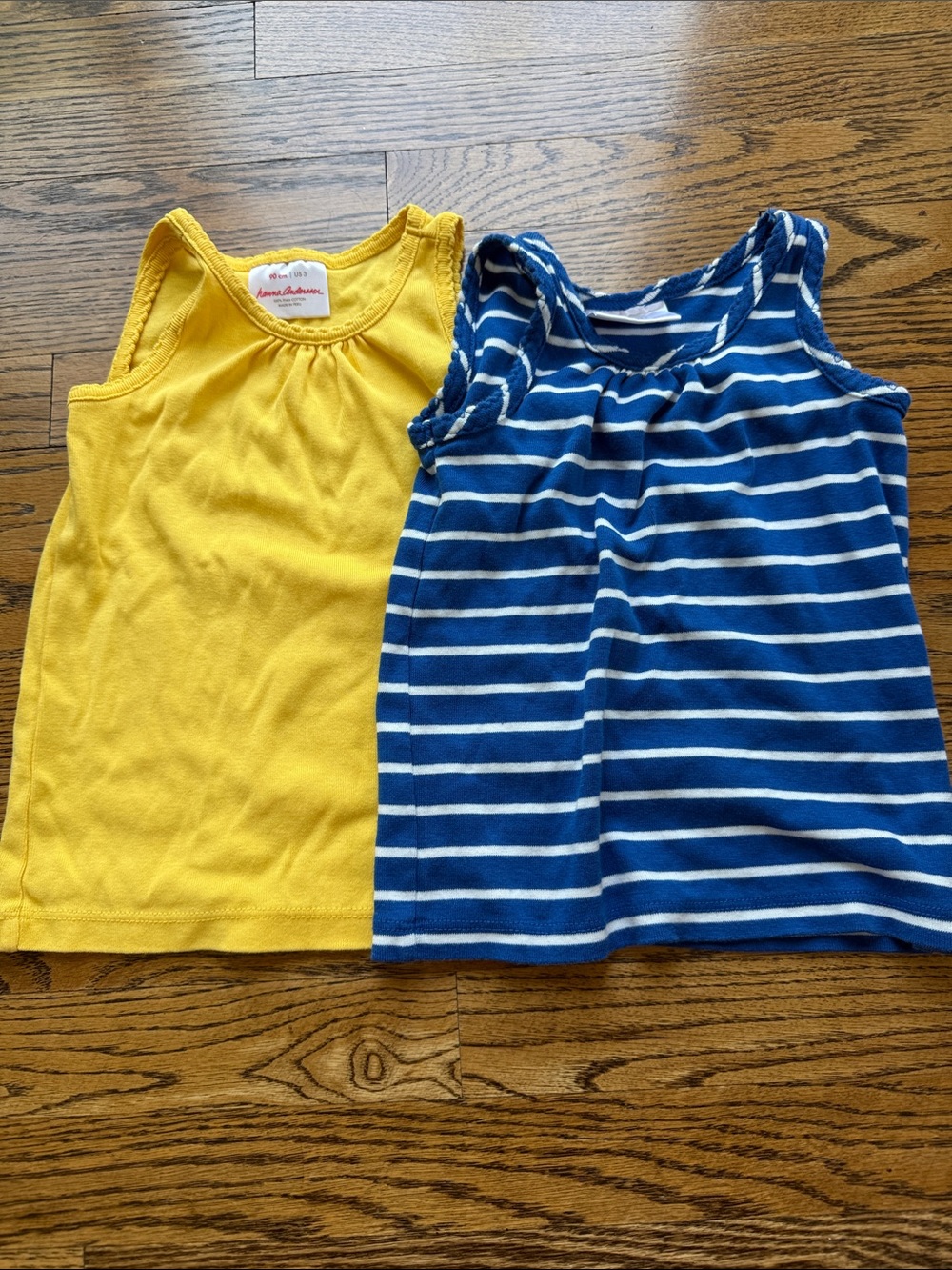Set of 2 Hanna Andersson tank tops 3T